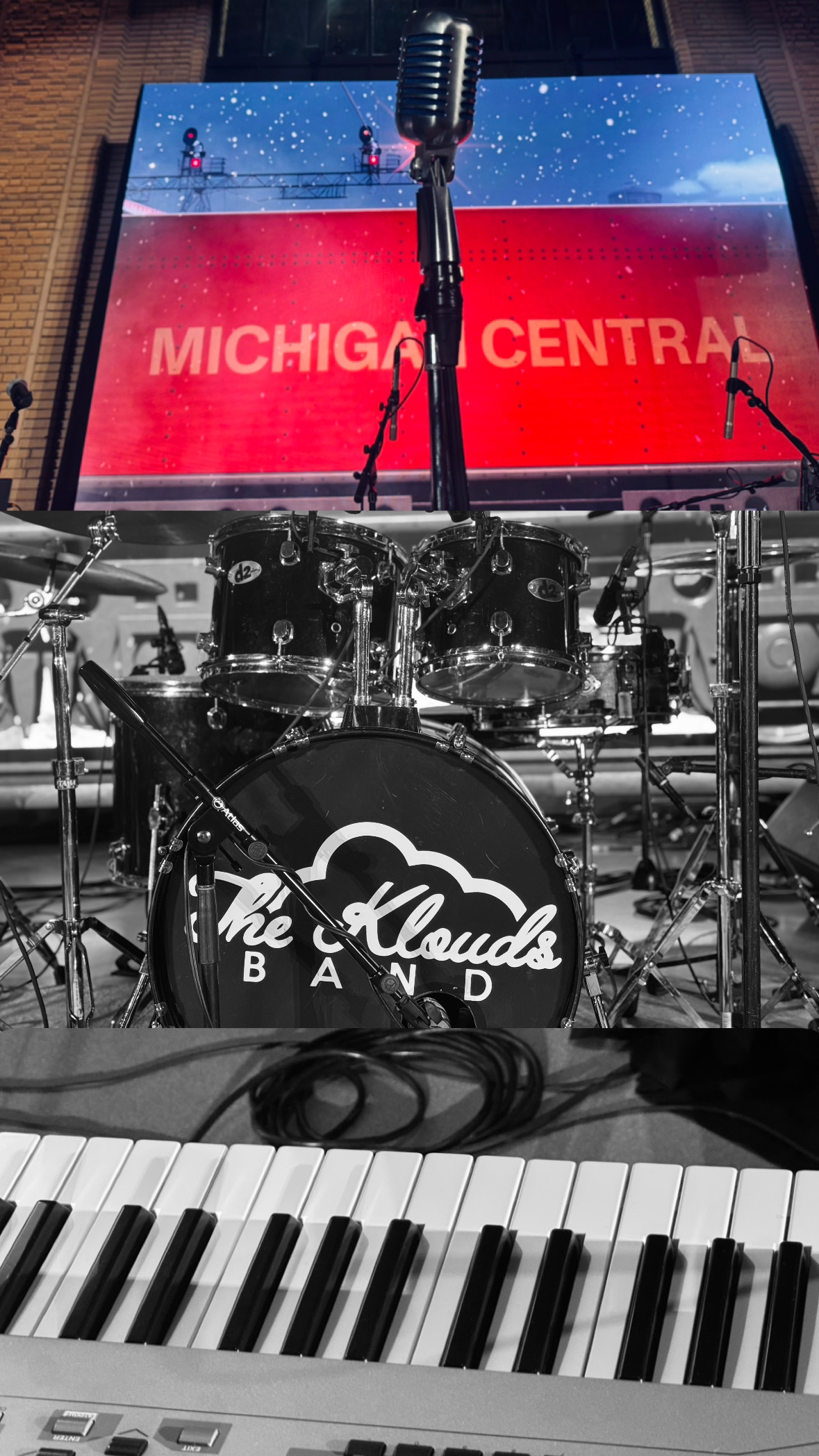 Michigan Central stage and instruments